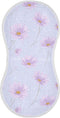 decor gift Cotton Muslin Burp Cloth Soft Touch Daisy Flower Pastel Purple Cloths spit