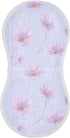 decor gift Cotton Muslin Burp Cloth Soft Touch Daisy Flower Pastel Purple Cloths spit