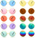 Bememo 20 Pieces Hippie Headband Glasses Costume Set, Includes 10 Pieces Multicolor Daisy Flower Crown and 10 Pieces