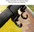 4Pcs Stroller Hooks for Baby Carriage, Multifunctional 360° Rotatable Universal Hook Clips for Hanging Bags