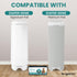 BrightOn 3-Pack (90 Diaper Pail Refill Bags Compatible with Genie Easy Roll Signature Diaper Pails, Bags) (Unscented)