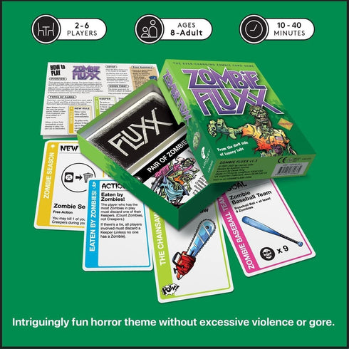 Looney Labs Zombie Fluxx Card Game - Ever-Changing Gameplay Adventure