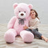 Misscindy Giant Teddy Bear Plush Stuffed Animal for Girlfriend or Kids, 47 inch, Pink