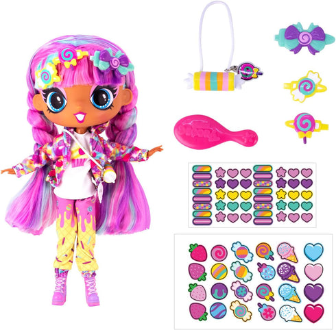 11" Decora Fashion Girlz Doll - Sweetie Stickers & Endless Style Fun for Creative Play