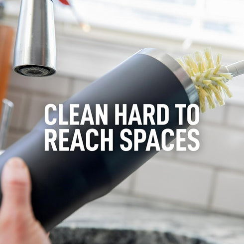 Set 2 Scotch-Brite Greener Clean Bottle & Straw Brush with Replaceable Bottle Brush Heads