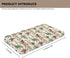 Wicbfdfv 28x52 Inch Vintage Western Cowgirl Cactus Boho Floral Fitted Baby Crib Sheet for Boys Girls Breathable Retro