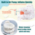 Bavbiiy 3-36 Upgraded Inflatable Baby Seat for Babies Months, Inflatable Baby Chair Sit Me Up Floor Seat for Baby, Back