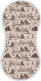 CHUROUSY Western Baby Muslin Burp Cloths Set of 1 American Cowboy Muslin Washcloths