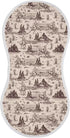 CHUROUSY Western Baby Muslin Burp Cloths Set of 1 American Cowboy Muslin Washcloths