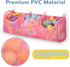 Bath Toy Storage, Large Capacity 3 Compartments Organizer for Kids Baby Bathroom Toy - Pink