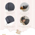 Set 120 120 cm Swaddle Receiving Blankets with Matching Beanie Newborn Nursery Swaddle Wrap for Baby, * (Gray)