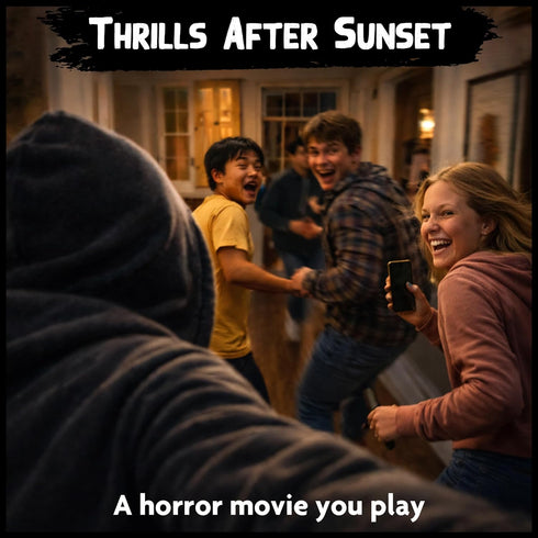 12+, 4-12 Let's Split Up - an Outrageous Horror Spoof Game | Ages Players | Halloween Games for Teens | Horror Board