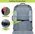 Backpack ZRRAJOY Padded Car Seat Travel Bag for Airplane, Heavy Duty for Air Travel, Water-Resistant Carrier