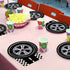 96 Pcs Race Car Party Plates and Napkins Sets, Racing Car Race Track Party Supplies Disposable Tableware for Boys/Kids