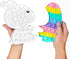 TOMMIKE Easter Bunny Pop It Fidget Toy Bubble Sensory for Anxiety & Stress Relief Special Needs Autism Learning Office