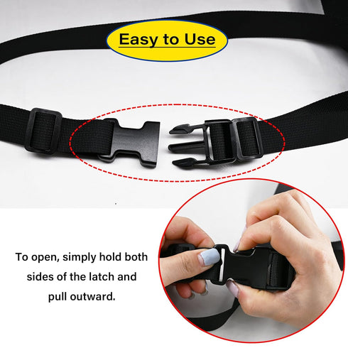 LiXiongBao 2-Point Harness Straps Belt for Child High Chair,Adjustable Harness Straps Replacement Strap for High