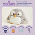 warmies Microwavable & Weighted Stuffed Animals, Owl - Heated Stuffed Animal Plushie for Warmth & Comfort - Cute Soft