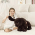 24" MaoGoLan Giant Chocolate Lab Stuffed Animal, Adorable and Cuddly Large Labrador Dog Plush,Stuffed Puppy Throw