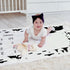 Bear Baby Blanket - Baby Monthly Milestone Blanket for Boys, Includes Felt Frame, Month Blanket Baby Shower Baby