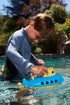 Green Toys Submarine in Yellow & Blue - BPA Free, Phthalate Free Bath Toy with Spinning Rear Propeller