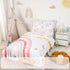 Set 4 Set, Set Toddler Bedding for Girls, Piece Rainbow Toddler Girl Bedding Super Soft & Lightweight Toddler Comforter