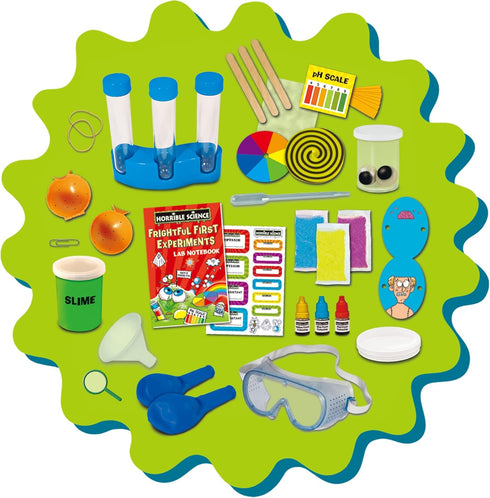 Galt Toys Horrible Science Frightful First Experiments, Fun Science Kit for Kids, 18 Experiments for Ages 6+