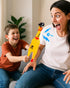 12" (1-Pack) Swooflia Giant Rubber Chicken That Squeak - Screaming Chicken Squeaky Toy, Plastic Squawking Prank