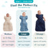 19-24 lbs Love to Dream Swaddle UP Transition Bag, Patented Zip-Off Wings, Gently Help Baby Safely Transition from