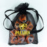 Orange and White D10 Dice Set - 8 Dice - 'Troll Slayer'