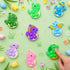 BicMan 36 Pack Prefilled Easter Eggs with Dinosaur Pop Fidget Toys, Easter Egg Hunt Basket Stuffers for Kids, Easter