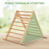 Set 3 1 OLAKIDS Pikler Triangle in Climbing Toys for Toddlers Foldable Wood Montessori Baby Jungle Gym with Ramp Ladder