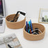 ?2 Pack?ABenkle Small Woven Baskets, Tiny Oval Shallow Storage Baskets, Mini Cotton Rope Decorative Basket, Boho