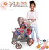 509 2 18", 3+ Crew: Melange Flora - Mabelle Duo Twin Doll Stroller - Accessory for Dolls Up to Foldable Design