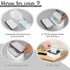 LSCSJUNS 2Pack Wipes Box Dispenser Baby Wipe Container Wipe Dispenser For Bathroom Sealing Design Keeps Fresh Easy Open