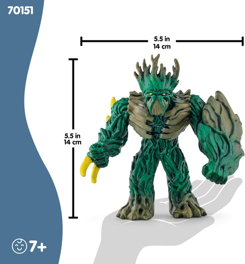 6 7+ 70151 schleich Eldrador Creatures - Jungle Emperor Action Figure with Movable Arms and Shield - Tree Beast Toy