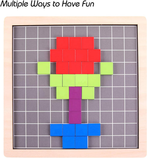 Wooden Montessori Math Counting Hundred Board Toys - Educational Game Toy for Kids 3 Years Old with Storage Bag
