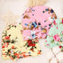 3 Pack DRESHOW BQUBO Newborn Floral Receiving Blankets Newborn Baby Swaddling Hats Sleepsack Toddler Warm Shower Gift