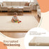 1.3 Inch Tummy 5050 Inch Baby Play Mat for Floor, Thick Memory Foam Time Mat with Non Slip Backing, Soft Coral Velvet