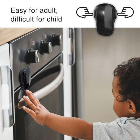 Moonybaby Childproof Oven Door Lock, Child Safety Oven Front Lock(ONLY for Flat Surface), Heat-Resistant, No Tool