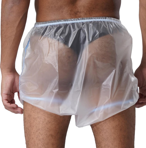 Jhaoyu Unisex Washable Diaper Covers Underpants Reusable Plastic Leak-Resistant Underwear Briefs