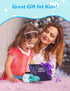 Amazmic Kids Karaoke Microphone Machine, Bluetooth Microphone with LED Light, Birthday Gift for Girls Boys 3-12 Years
