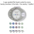 1st Safety Electric Ease Nail File, Gentle and Easy to use, with Built in Light, Grey