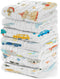 EMSAAG Muslin Baby Washcloths Baby Wipes Newborn Pack of 7-Car Patten, Absorbent Baby