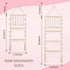 RDYEAAR Bow Organizer for Girls, Headband Organizer for Baby Girl, Bow Hanger for Girls, White Baby Girl Nursery Decor