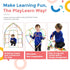 Playlearn Large 816 Piece Straws Builders Construction Toy - 8 Inch Full Size Straws, Giant Pack with Wheels