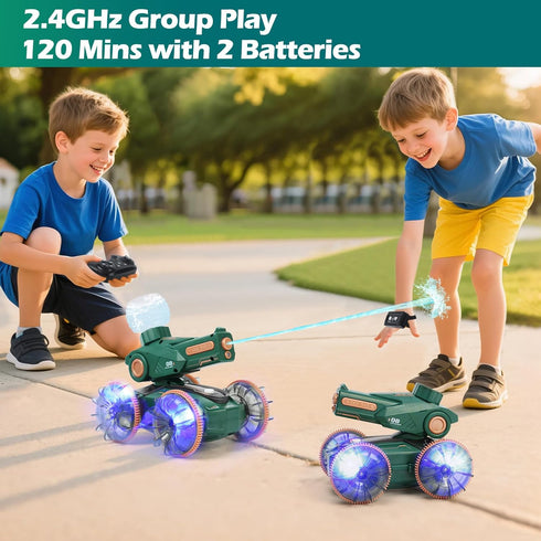 6-12 5-7 8 9 10 11 IQBOX Toys for Kids Remote Control Car Boat Gifts for Boys Year Old Amphibious RC Boats Water Squirt