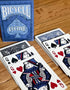Bicycle Euchre Playing Card Deck - Double Deck, Blue - 9 Through Ace