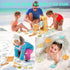 LBAIBB 3-13 Sand Toys,Beach Toys for Kids,Sandbox Toy, Sand Wheel & Water Wheel Toys,Includes Bucket Shovel and Sand