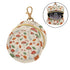 PYBUG Mushroom Round Pacifier Storage Case, Polyester & TPU Lined with Hook Buckle, Pacifier Container Box for Baby