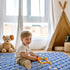 36" 36", Odorless Premium Foam Baby Play Mat x Soft Microfiber Fabric Crawling Mat for Floor- Comfortable